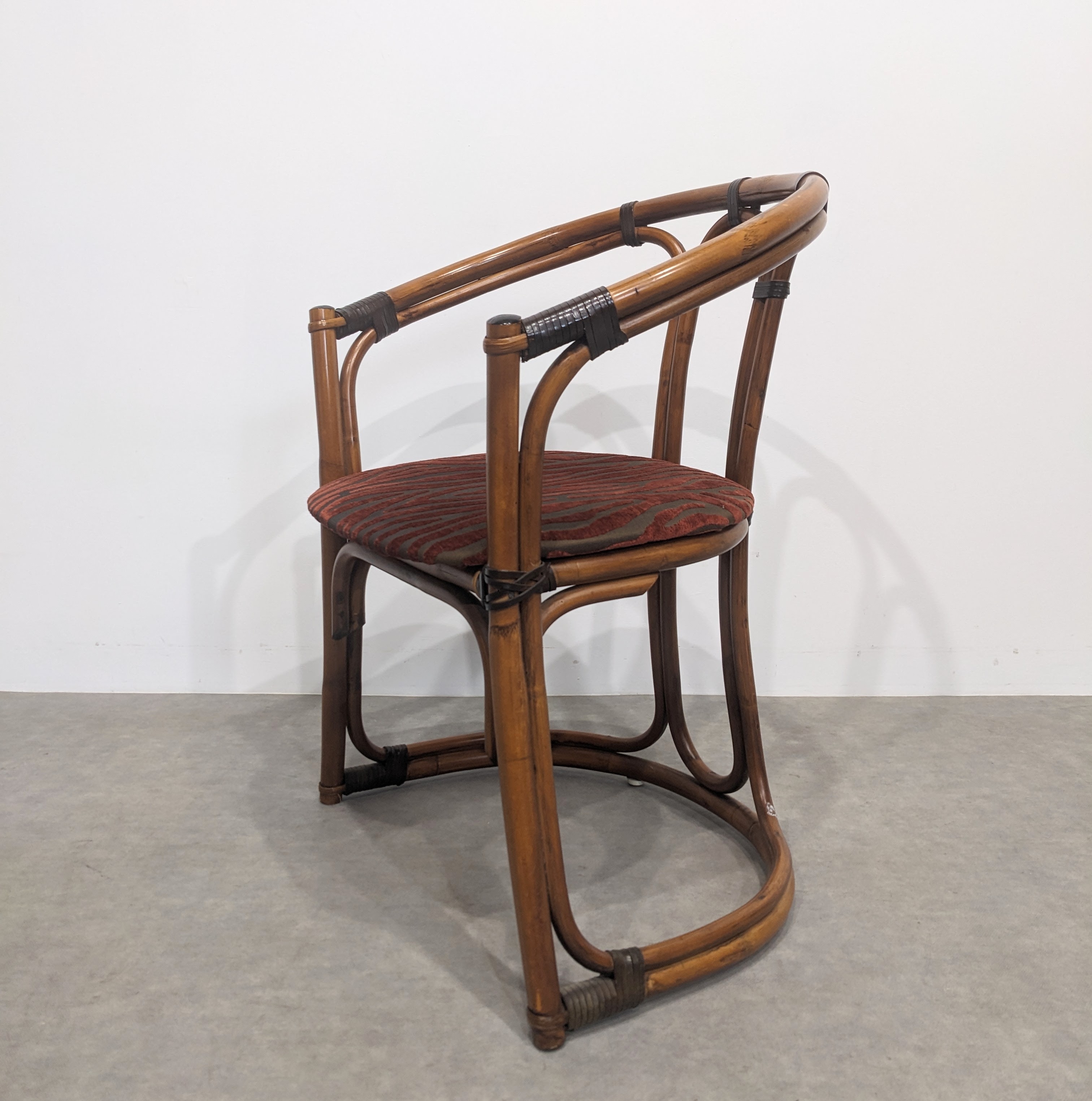 Six Vintage Bamboo Chairs image 9