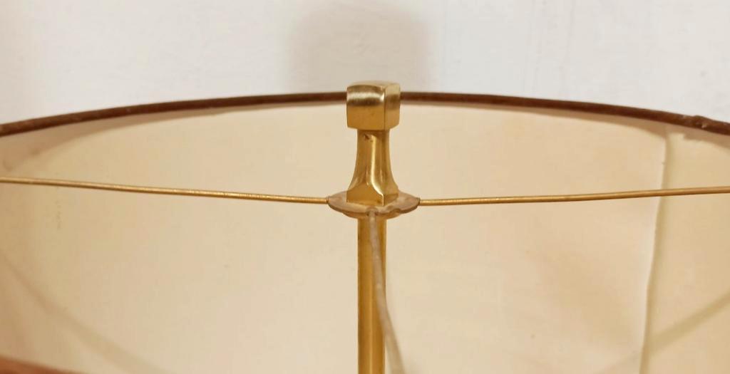 Set Van 2 Grote Vintage Klasiek Messing Tafellampen image 18
