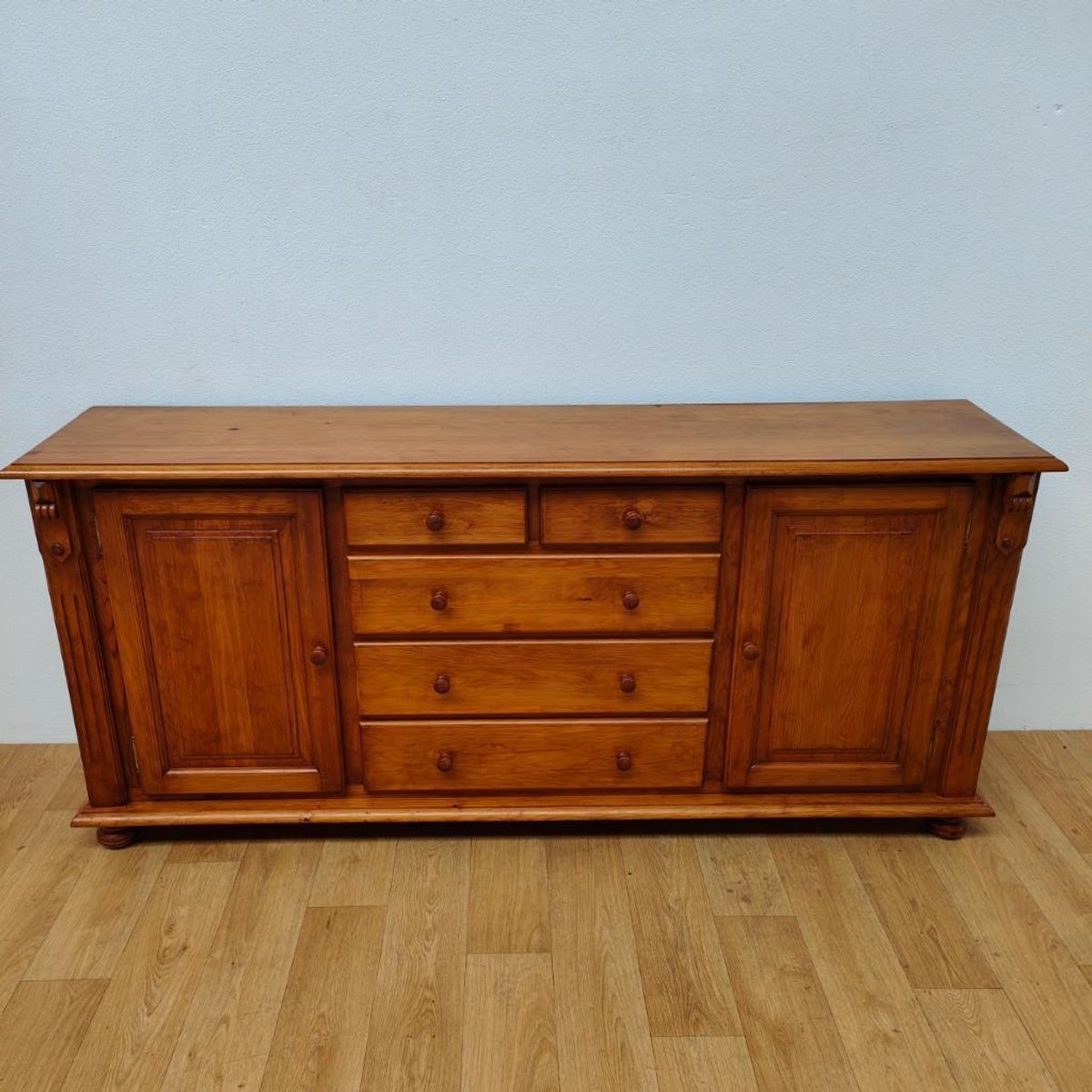 Vintage Landelijk Grenenhout Dressoir Buffetkast Ladekast image 2