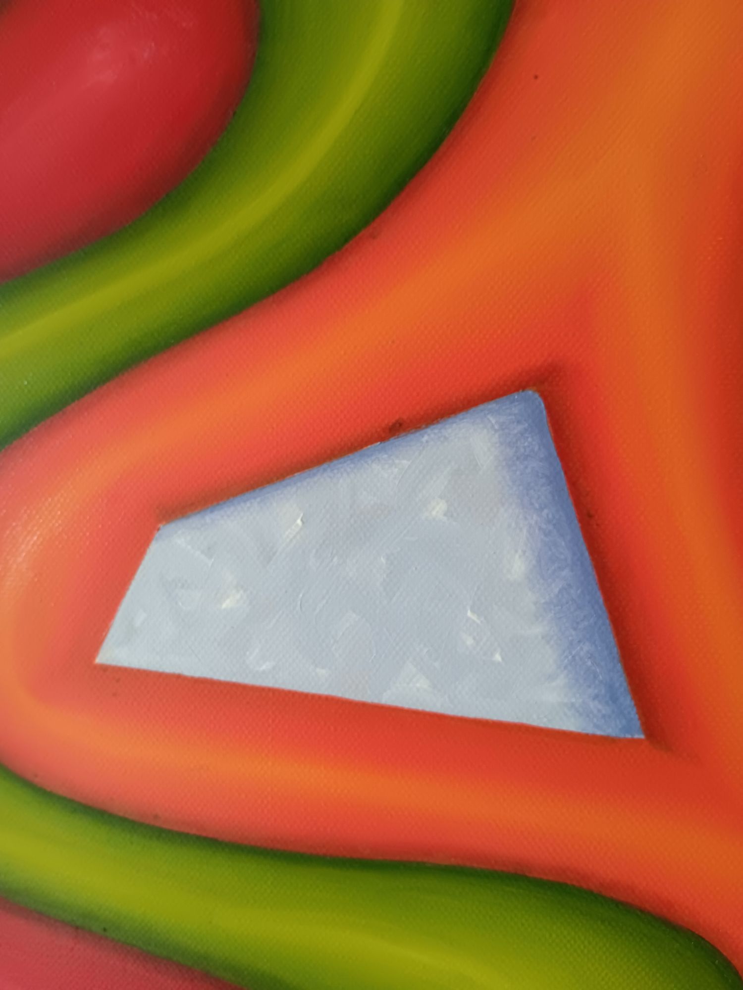 "lichtstromen" Van Florian Sips, Gemengde Techniek Op Doek image 6