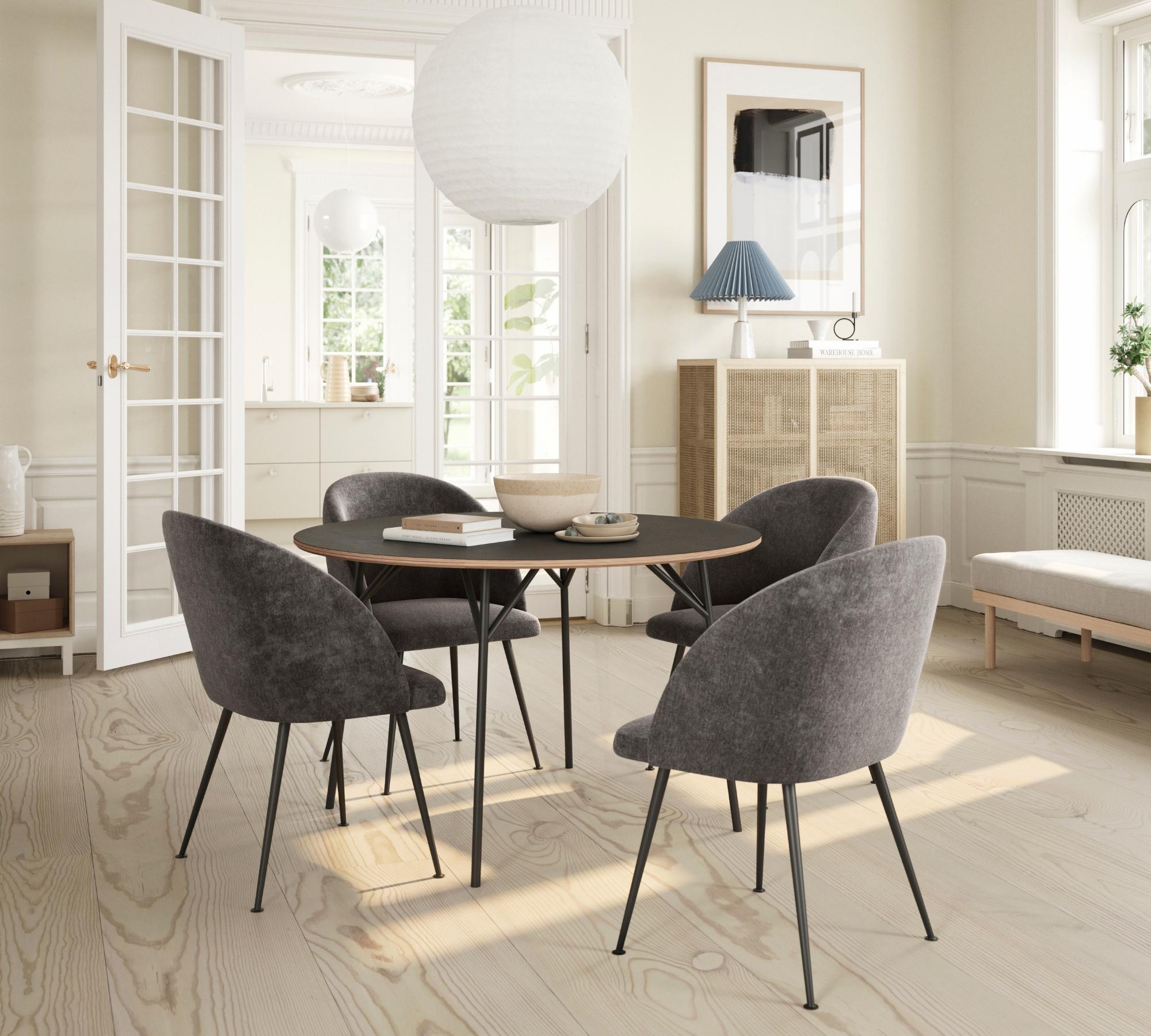 Sofacompany Holly Eetkamerstoel Danny Steel Grey image 8