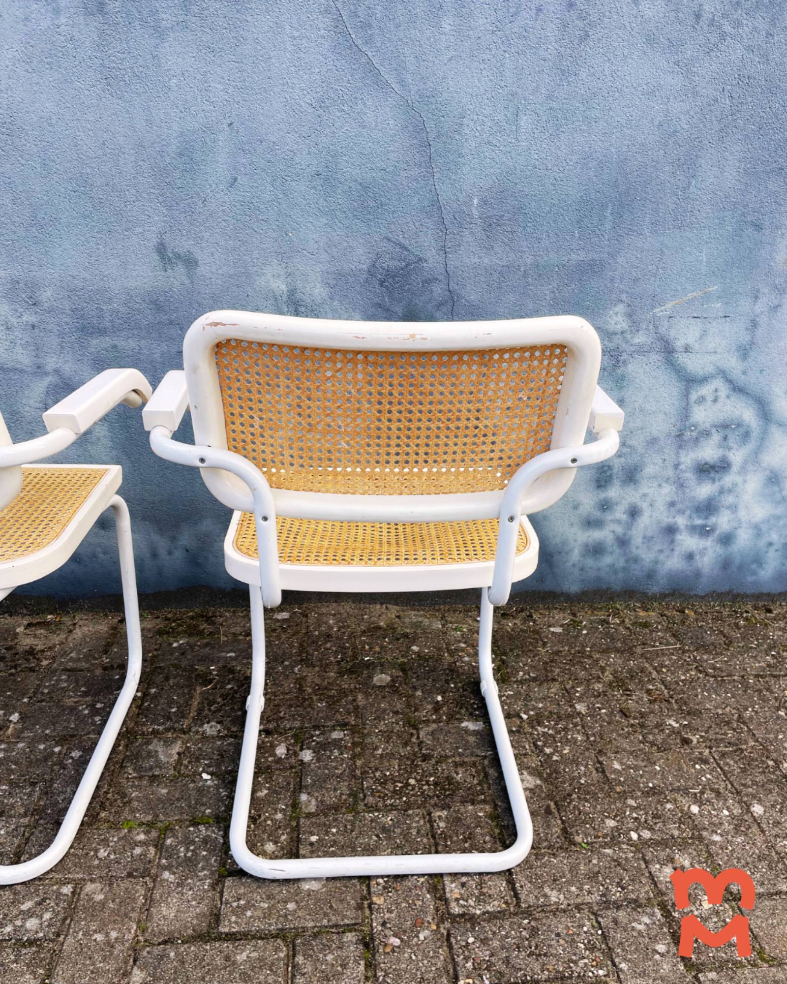 Vintage Thonet Eetkamerstoelen (2 Stuks) image 12
