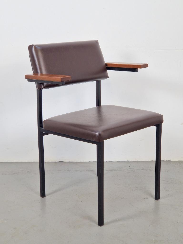 Vintage Stoel Se 21 Spectrum Martin Visser ‘60 Tubular Teak image 2