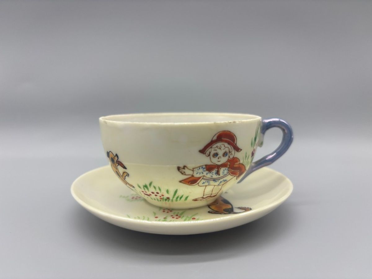 Poppenservies Eierschaal Japans Kop En Schotel image 4