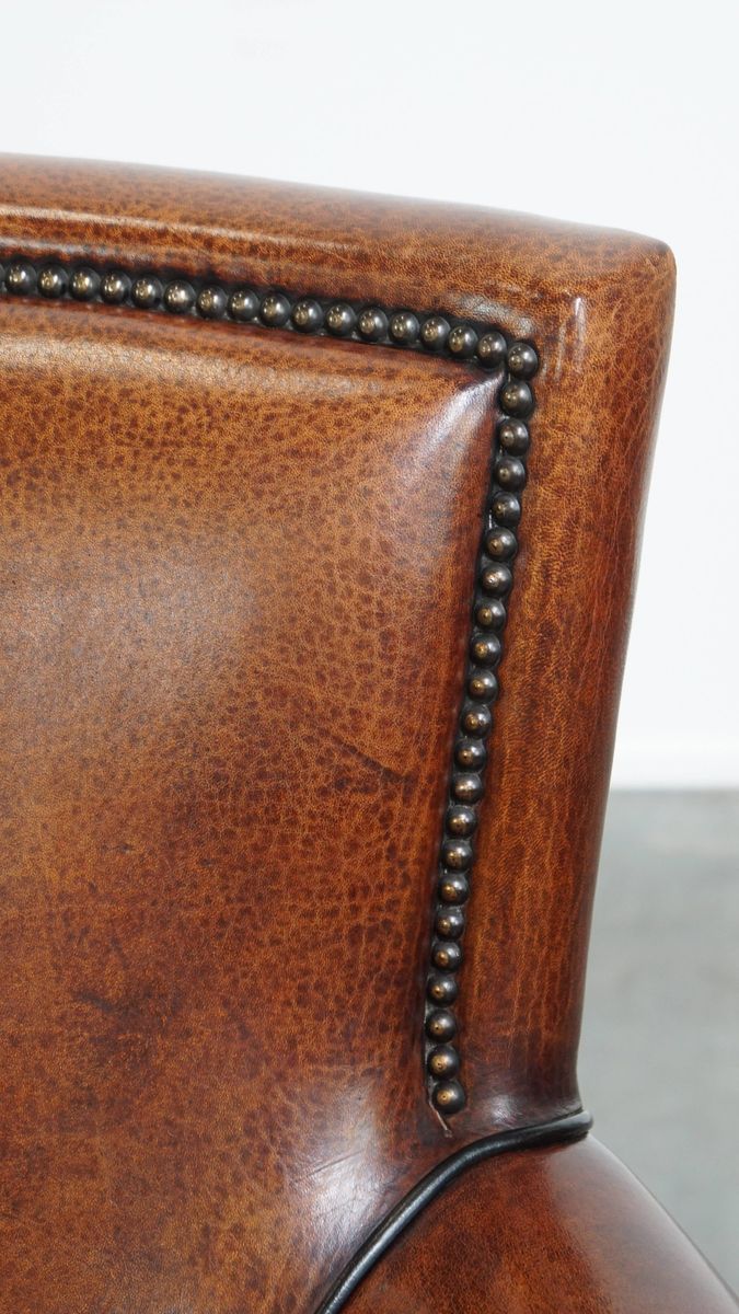 Set Van 2 Zeer Mooie Sierlijke Schapenleren Armchairs Met Een Luxe Afwerking image 15
