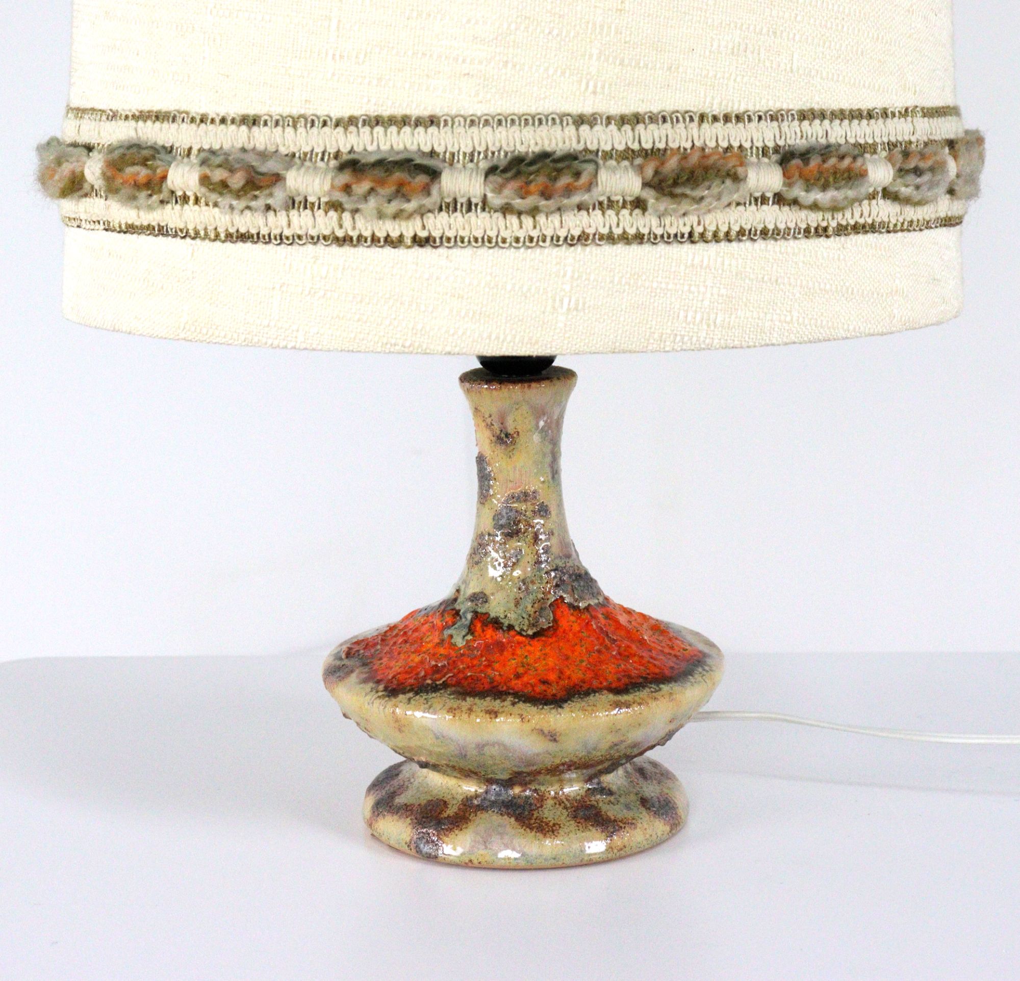 West Germany Tafellamp Keramiek Lamp Vintage image 10