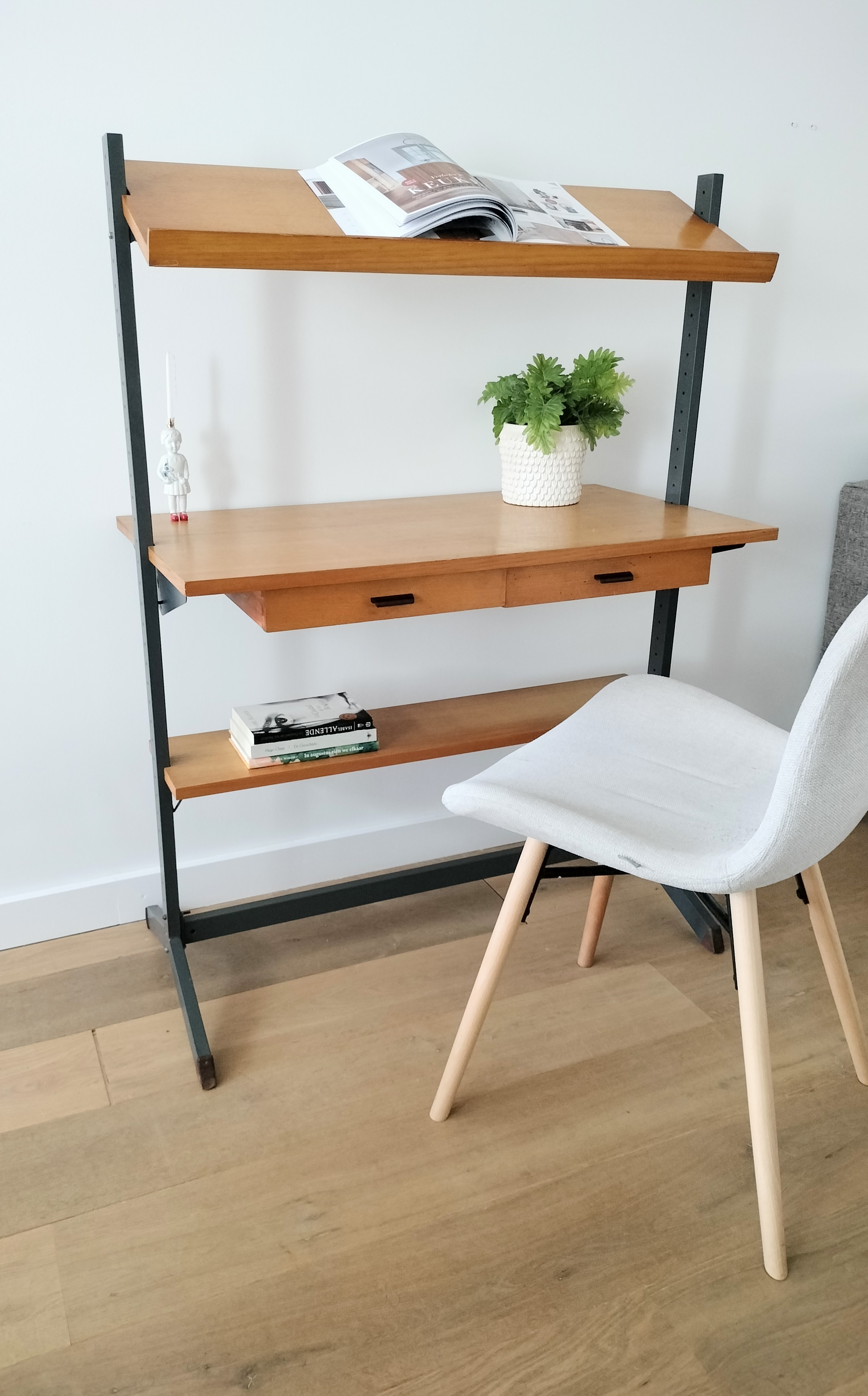 Vintage Vrijstaand Wandsysteem, Secretaire Olof Pira image 3