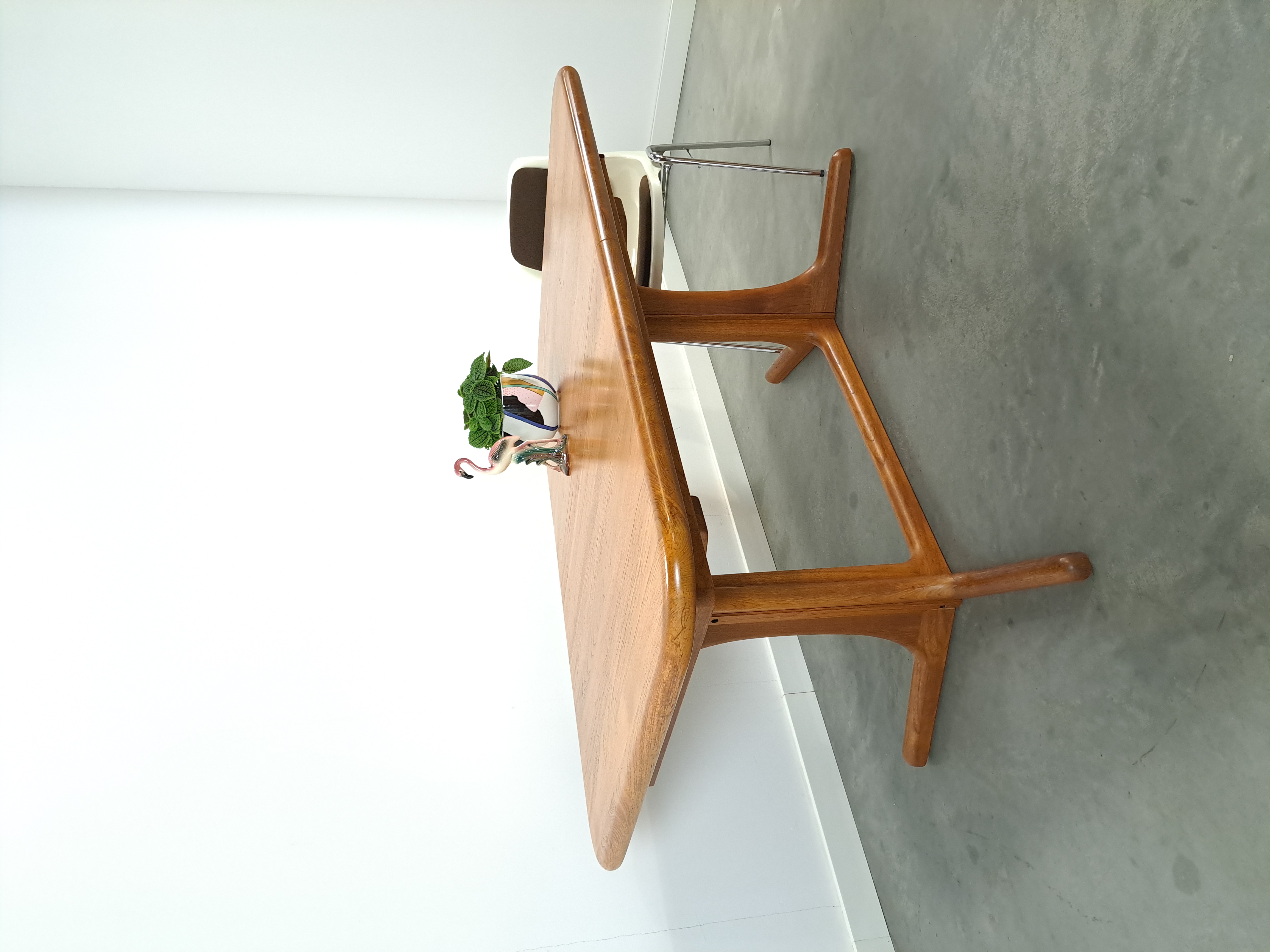 Xl Deense Uitschuifbare Teak Eettafel image 5
