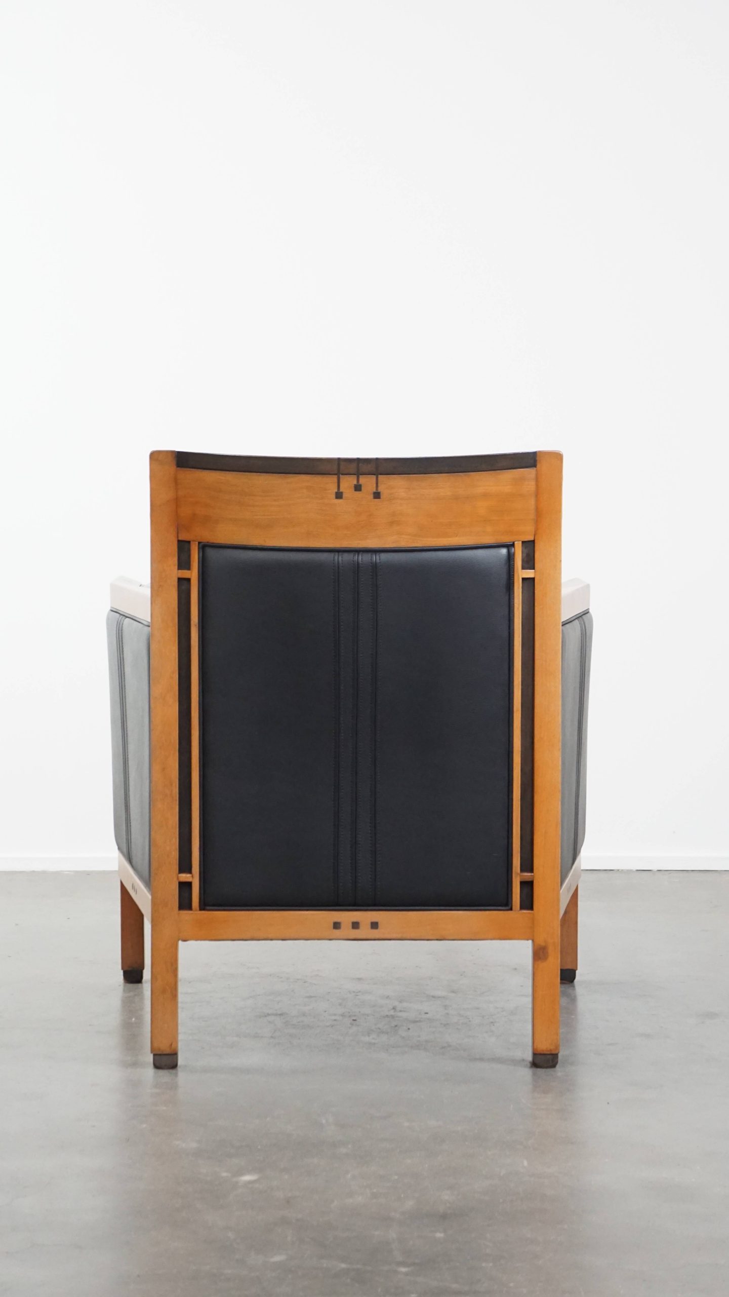 In Goede Staat Verkerende Zwarte Art Deco Schuitema Design Fauteuil Uit De Decoforma Serie image 5