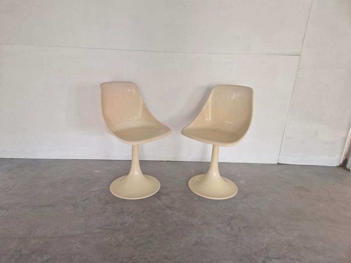 Space Age Vintage Tulp Stoelen Eero Saarinen image 2