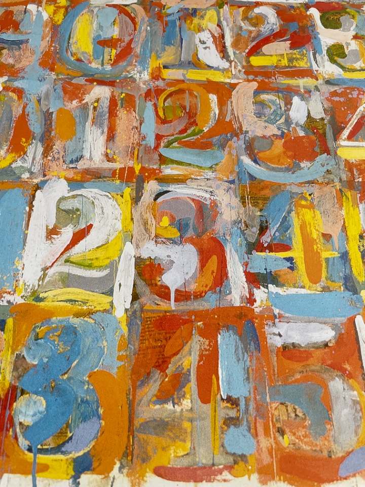 Jasper Johns, Numbers In Color, (1958-59) image 9