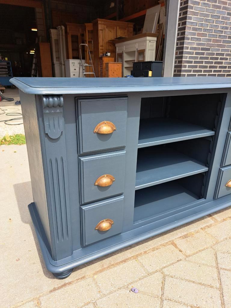 Grijze Grenen Ladekast Refurbished image 5