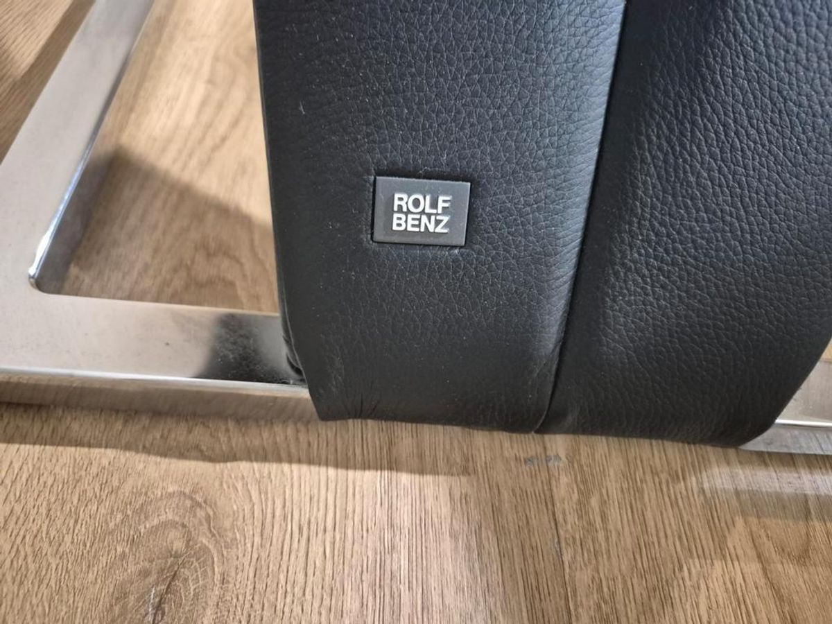 4x Rolf Benz 7800 - Eetkamerstoelen - Nieuwstaat - Zwart-wit image 21