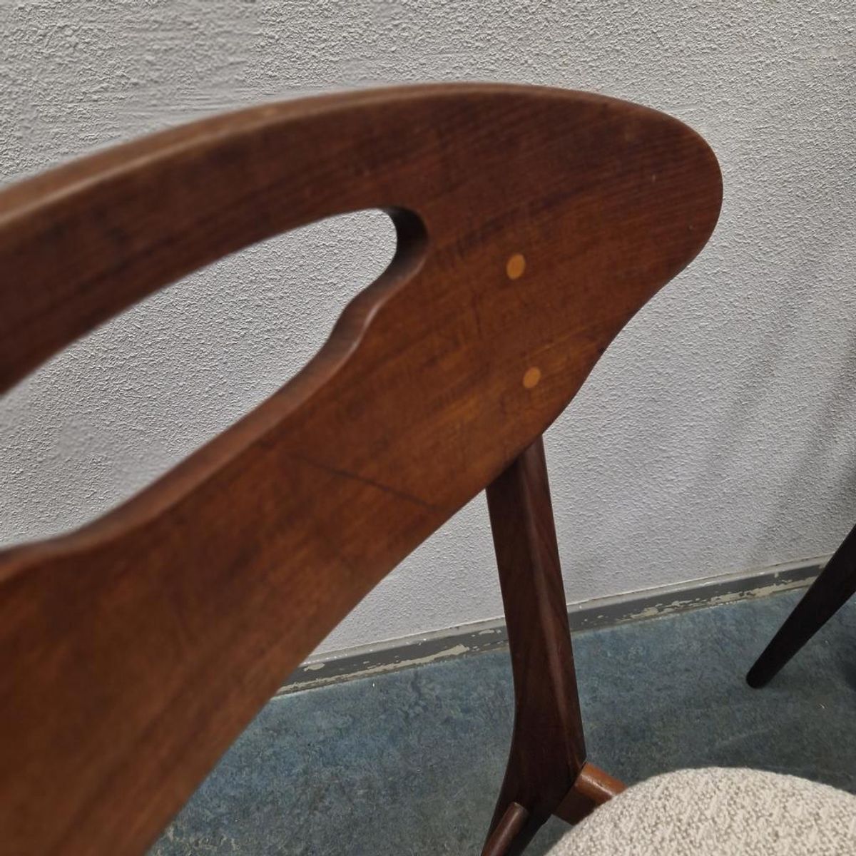 Nieuw Bekleed ! Deense Stoelen Set Van 4 Vintage Stoelen image 9