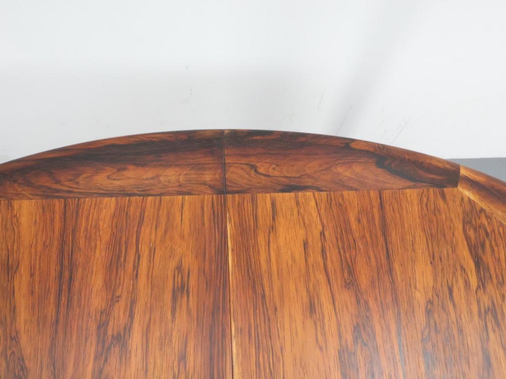 Deense Eettafel Palissander Rond image 3
