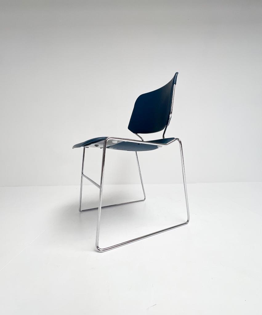Stapelbare Matrix Krueger Stoel Van Thomas Tolleson, 1970's image 15