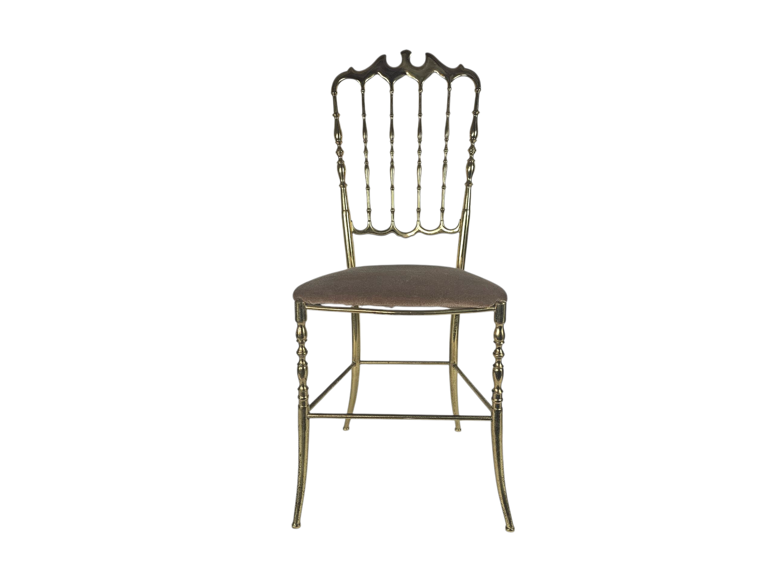 Italian Design - Chiavari Chair - High Chair - Messing - Italie - 1950's image 2
