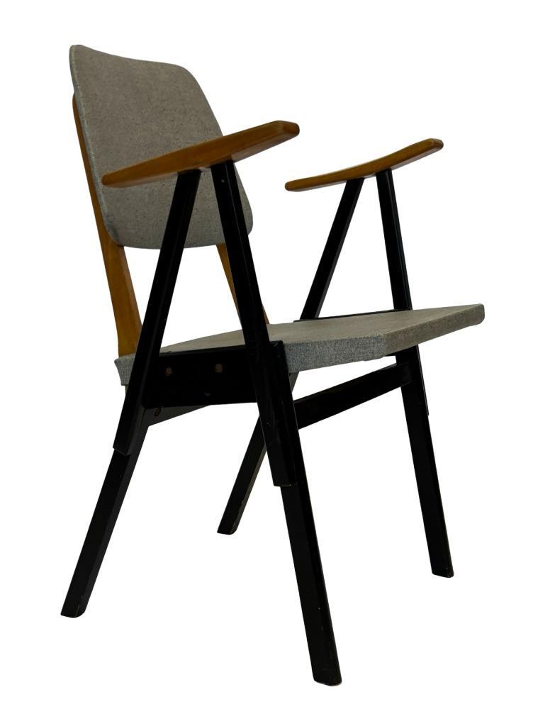 Vintage Zwager Ermeloo, Palais De Tokyo Stoel 50's Design image 9