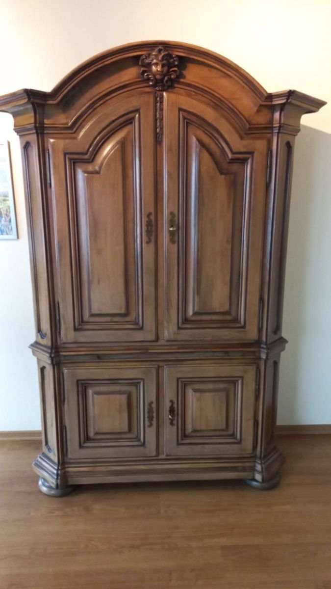 Vintage Eiken Toogkast (b155xh210xd65) image 5