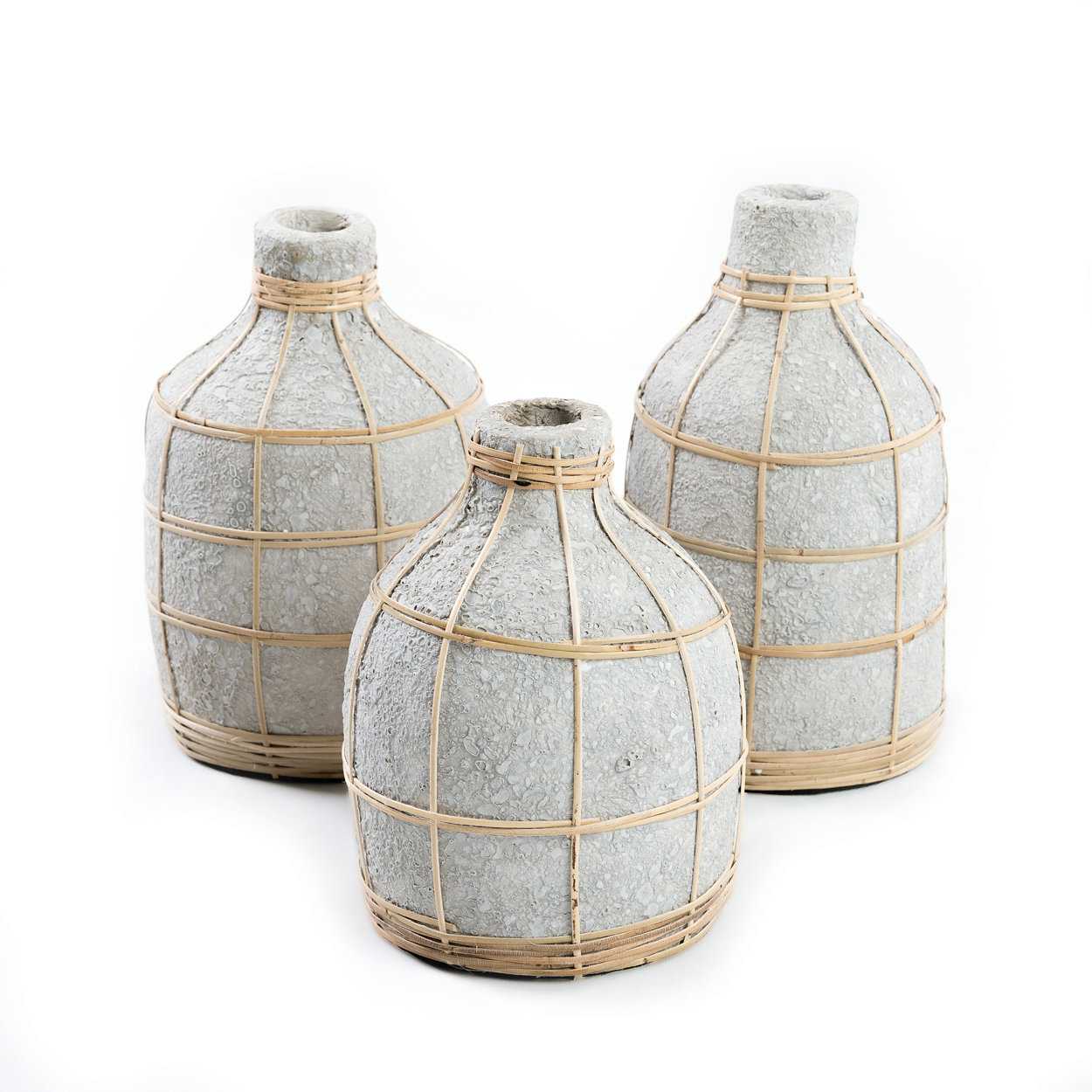 Bazar Bizar | De Whoopy Vaas - Betongrijs Naturel - L image 10