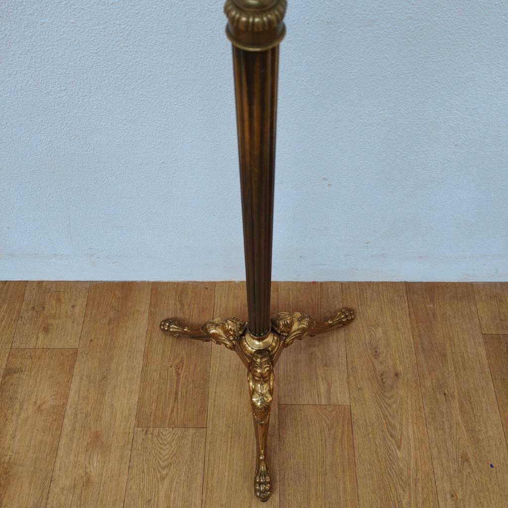 Goudkleurige Messing Kapstok, Hollywood Regency Hall Tree 5 image 13