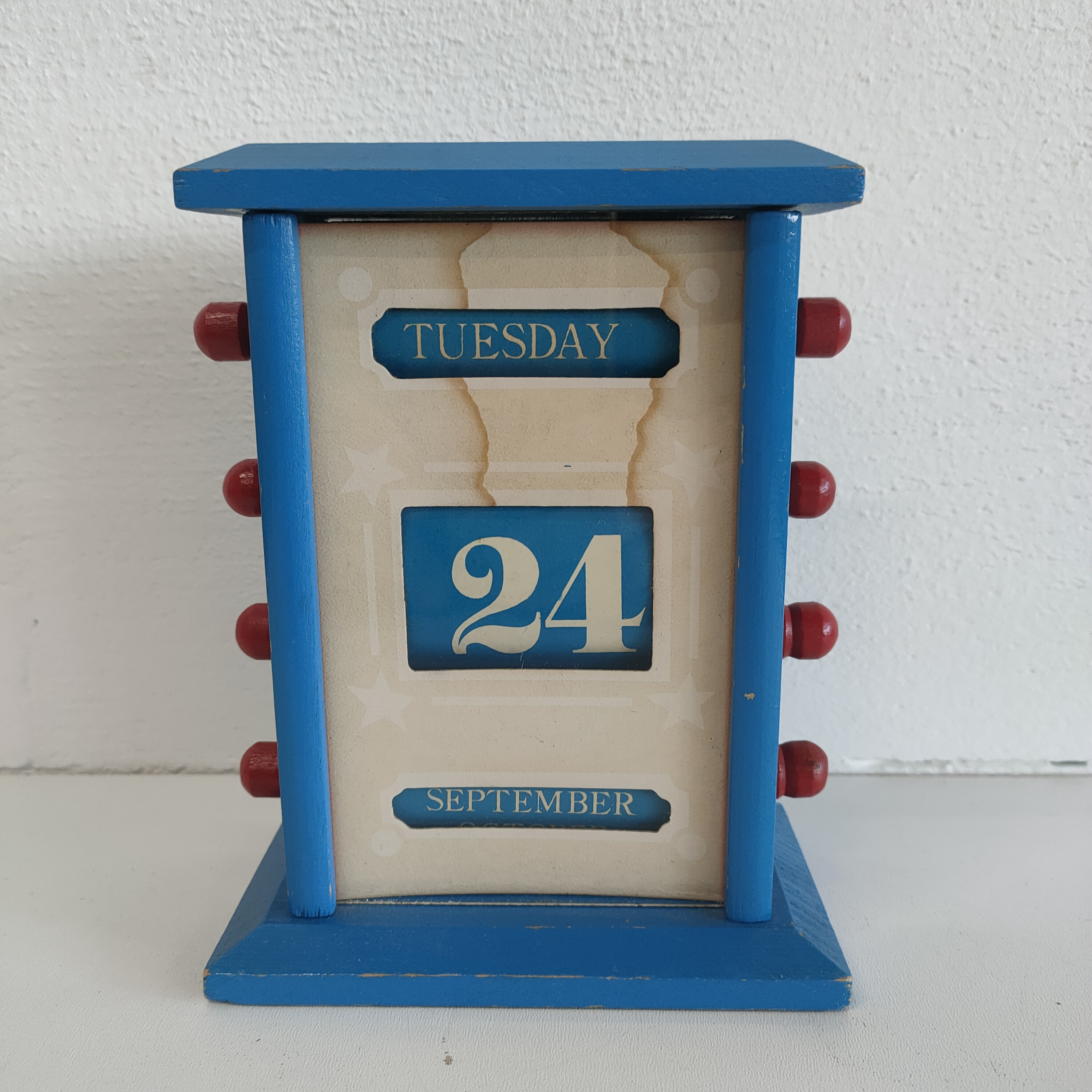 Eeuwigdurende Houten Tafel Kalender image 2
