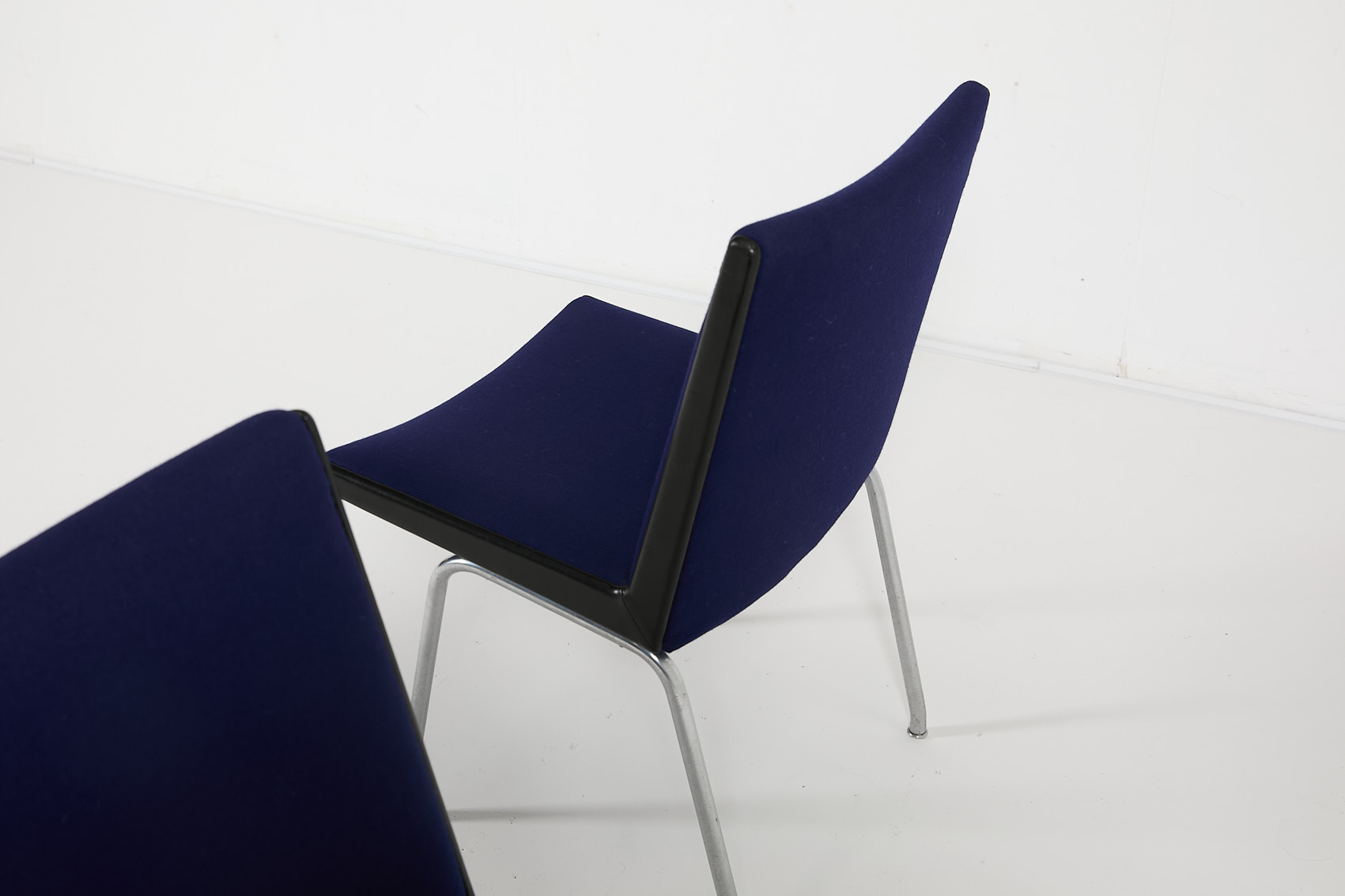 Set Of 4 Danish Modern ‘airport’ Chairs By Hans J. Wegner image 7