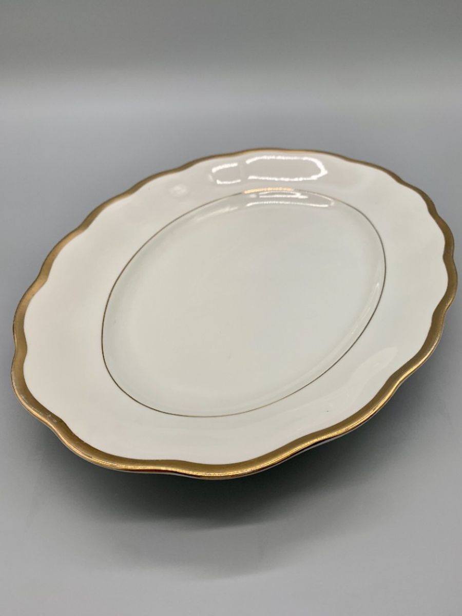 Koenigszelt Vintage Serveerschaal Roomwit/goud image 6