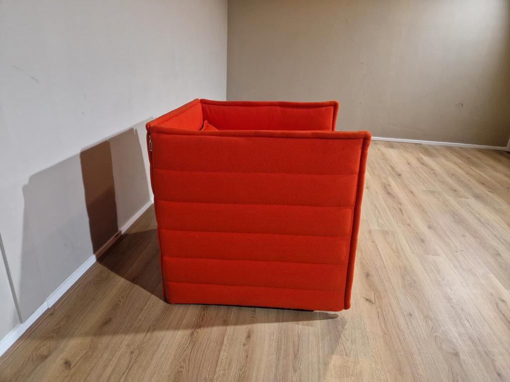 Vitra Alcove Plume - Fauteuil - Rood - Stof - Design image 9