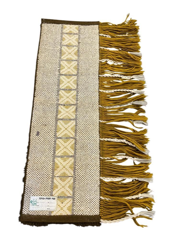 Vintage Okergeel - Bruin Tapijt / Vloerkleed / Wandtapijt image 8