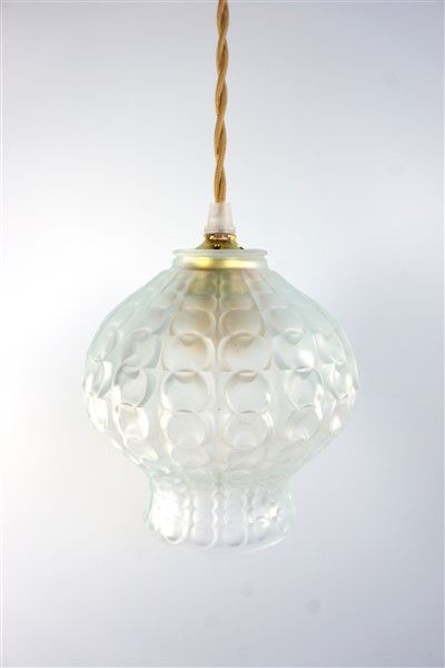 Vintage Glazen Lampenkap Melkglas image 3