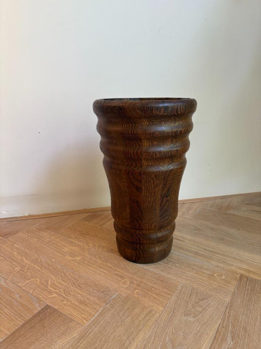 Massief Eiken Paraplubak | Mid-century - Japandi Design image 2