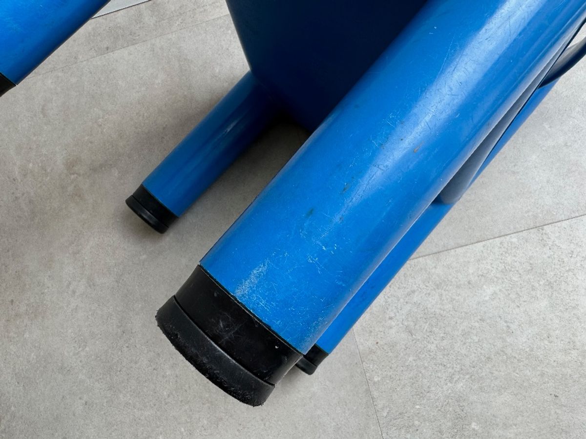 Blauwe Plastic Space Age Kinder Stoel image 9