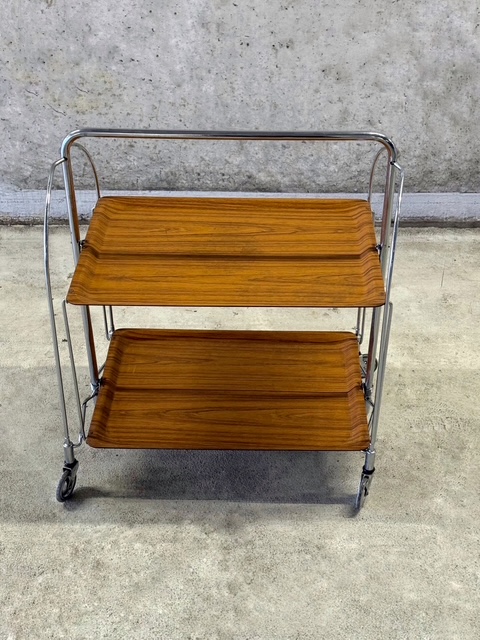 Opvouwbare Serveerwagen Trolley Bremshey & Co 1970s image 5