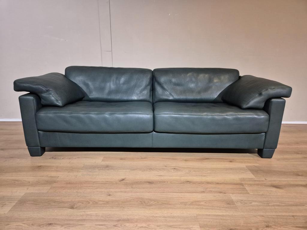 De Sede Ds17 - 3 Zits Bank - Neckleder - Groen - Design image 10