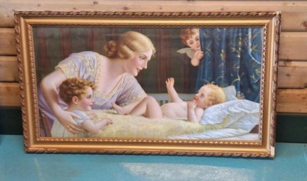 Grote Brocante Lijst Met Wel Een Hele Mooie Afbeelding😍 image 2