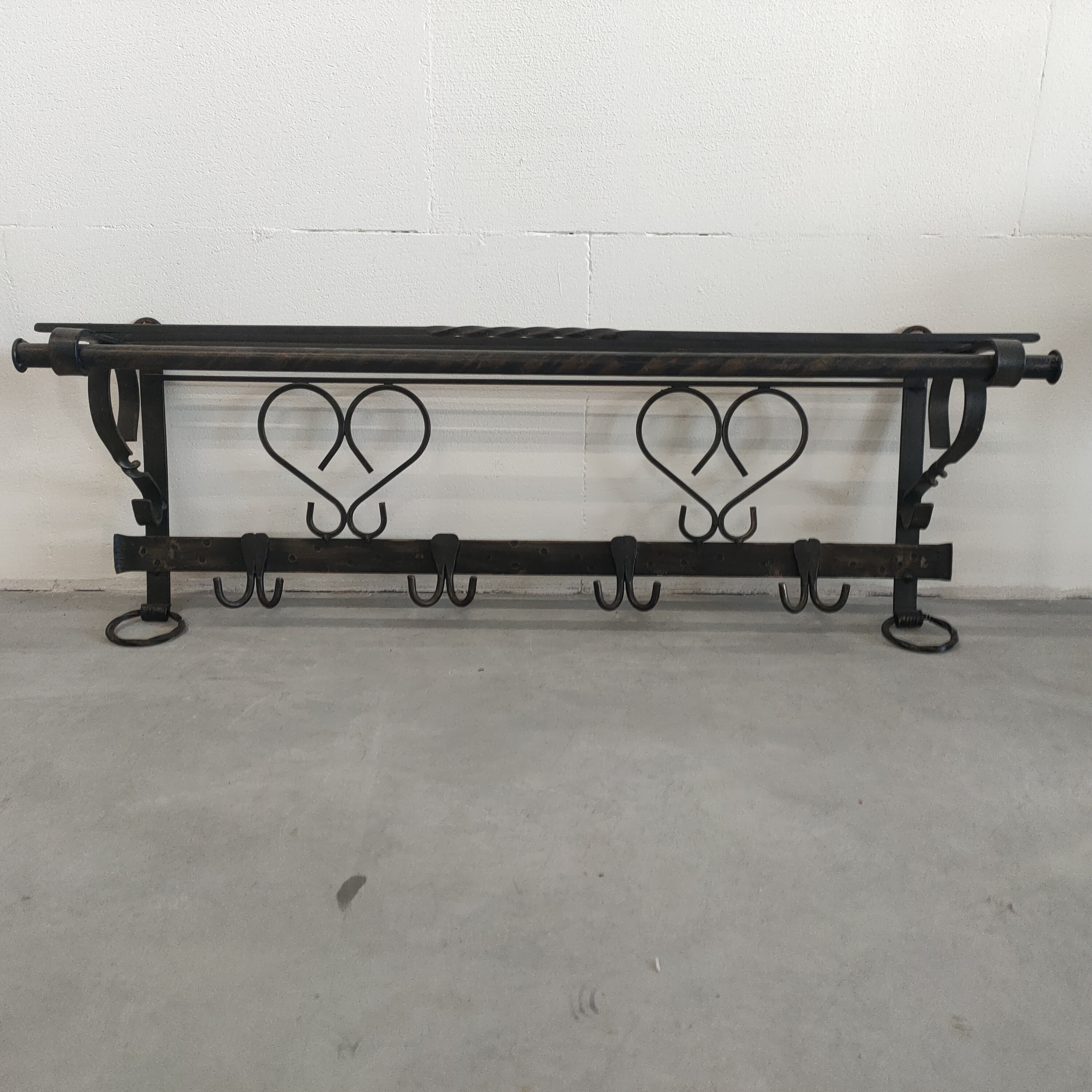 Metalen Vintage Kapstok Met Muurbevestiging image 2