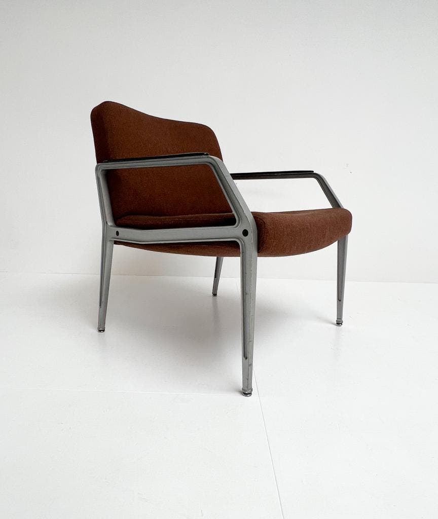 Fauteuil Met Voetenbank Toegeschreven Aan Gispen, 1960's image 6