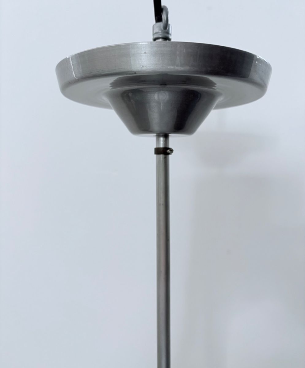 Unieke Vintage Metalen Hanglamp Fleur France ‘60 image 5