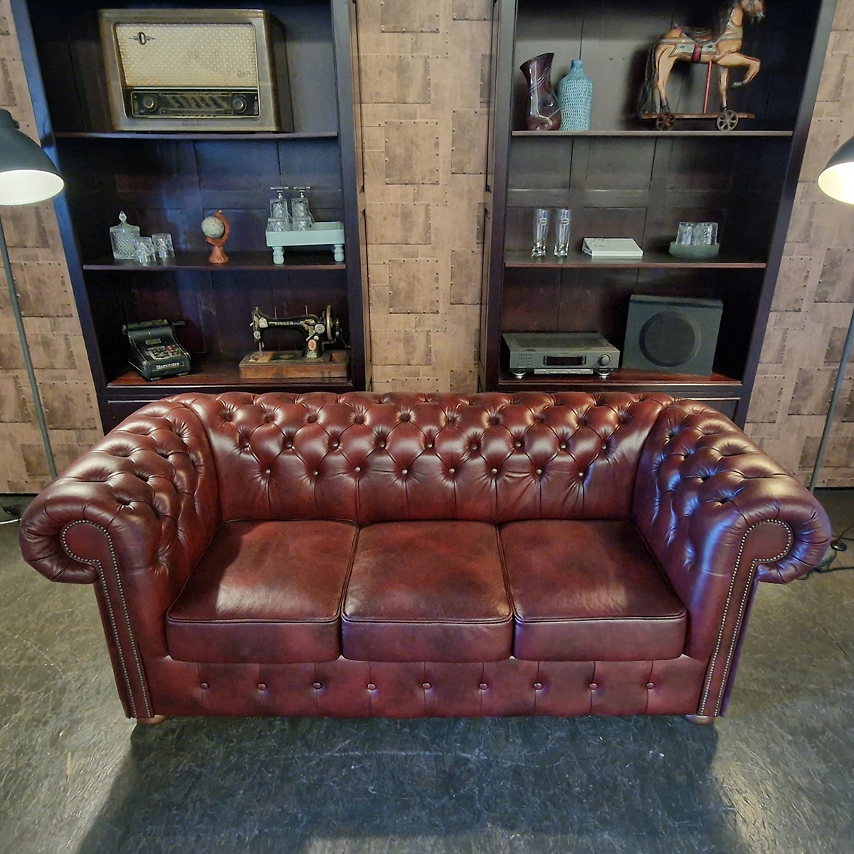 Chesterfield Basic 3-zits - Cloudy Red image 7