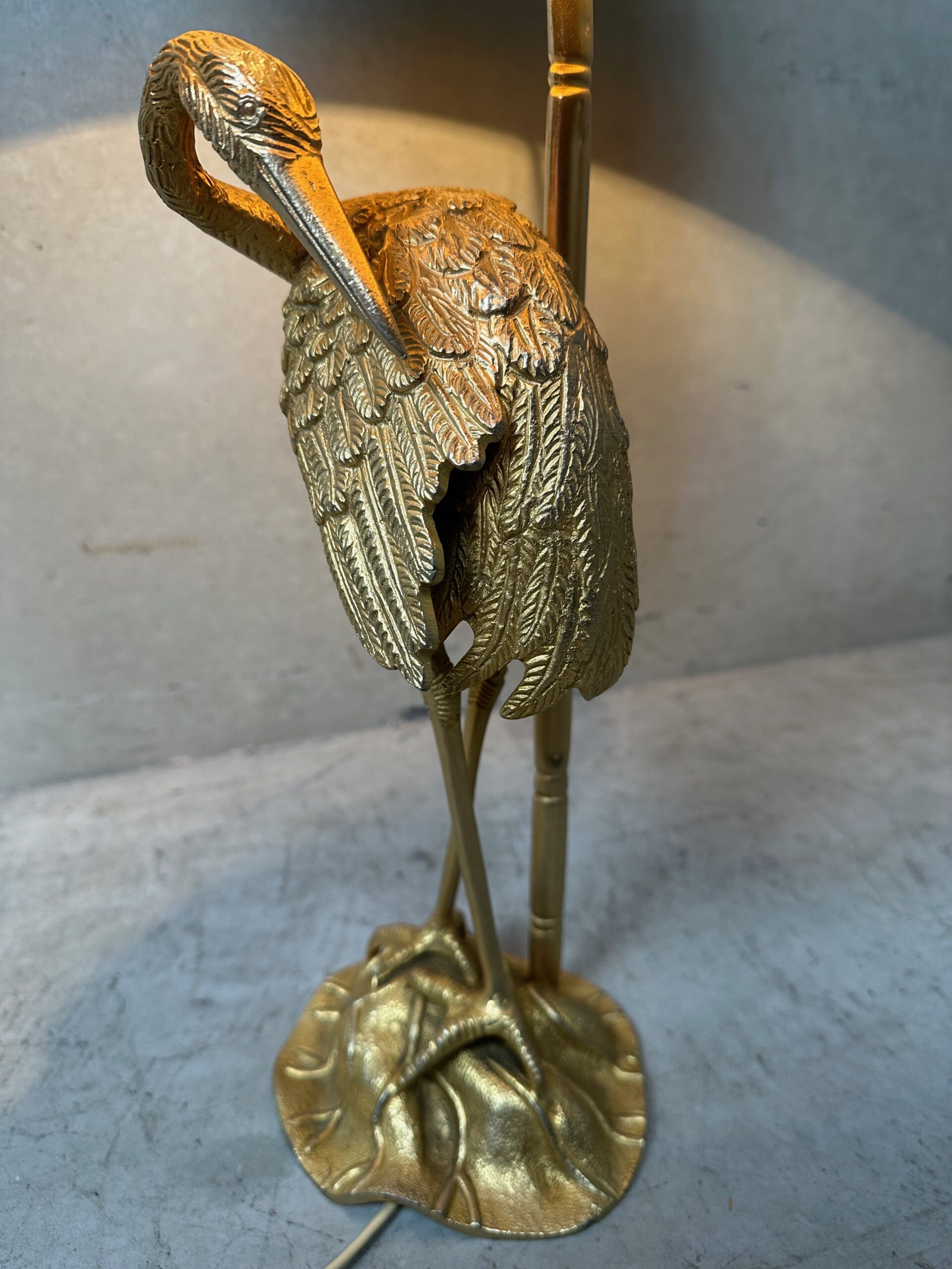 Vintage ‘Héron’ Tafellamp (Goudkleurig) – Valenti image 5