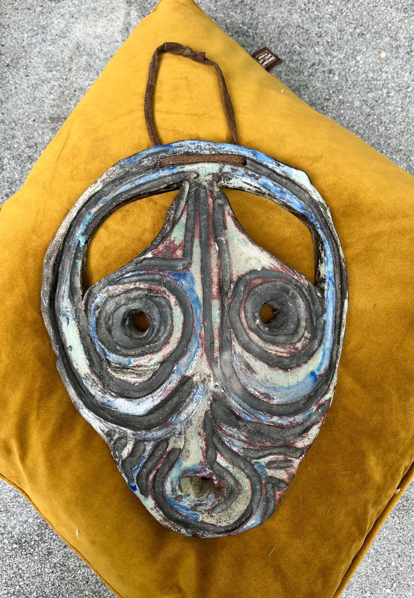 Vintage Keramisch Masker image 6