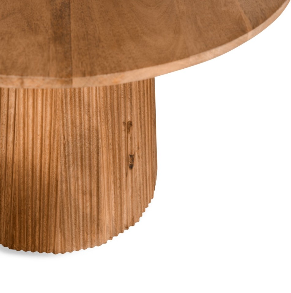 By fonQ Grand Eettafel Lichtbruin Mangohout image 6
