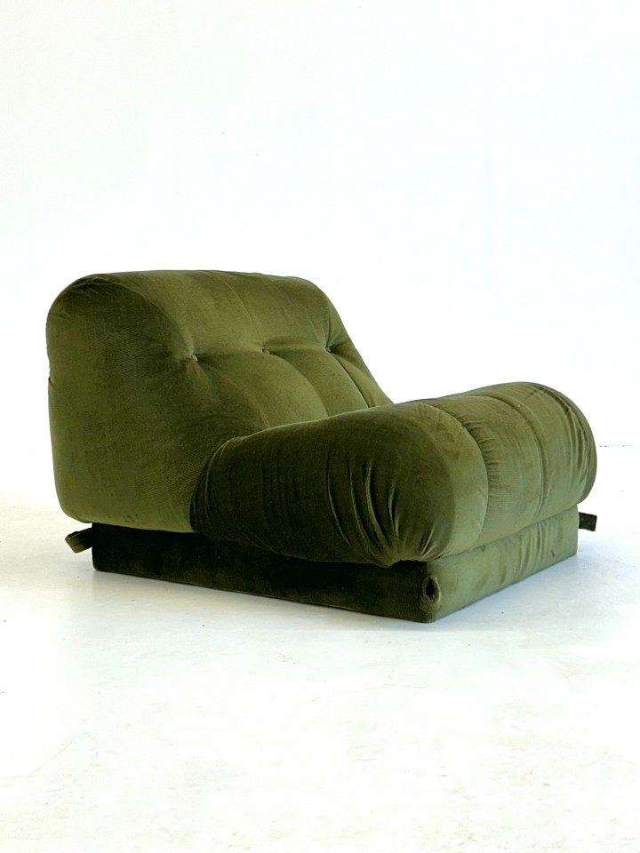 Donkergroen Nuvolone Lounge Fauteuil Door Rino Maturi Voor Mimo Padova image 9