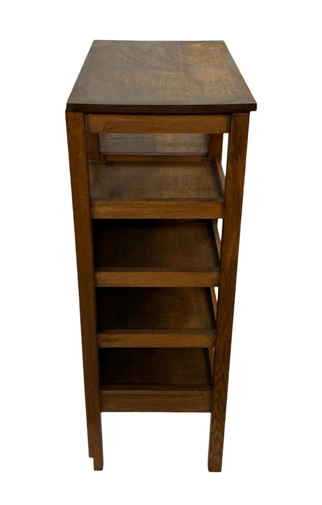 Art Deco Wandkast Vakkenkast Jaren 30 Eiken Open Kast image 9