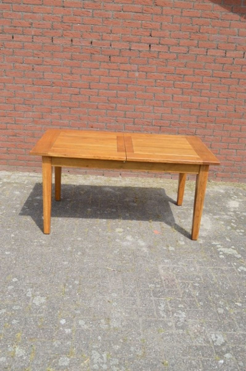 Eettafel Massief Eiken Uitschuifbaar image 7