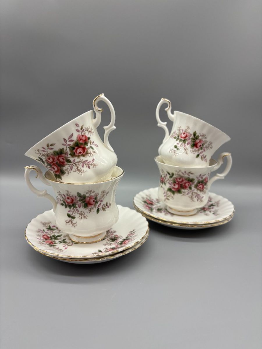 Royal Albert Lavender Rose Set Dames Kop En Schotels 8 Delig image 2