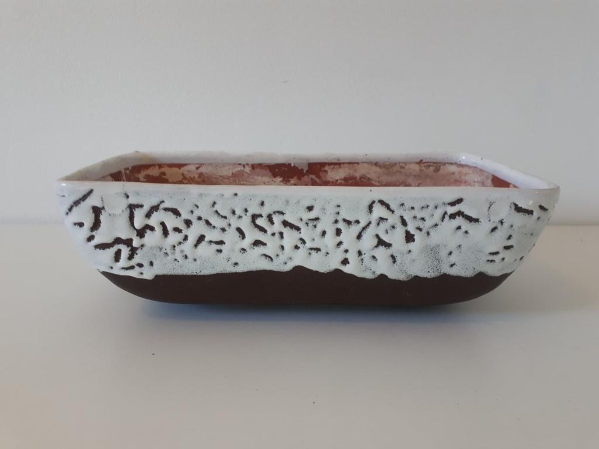 Xxl Cactus Pot Bonsai Pot Lava Keramiek Schaal Jaren 50 image 5