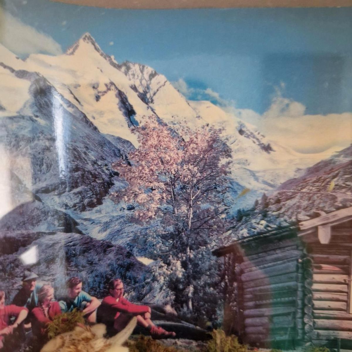 Oostenrijk 3d Vintage Schilderij Met Kristal Stenen Etc. image 9