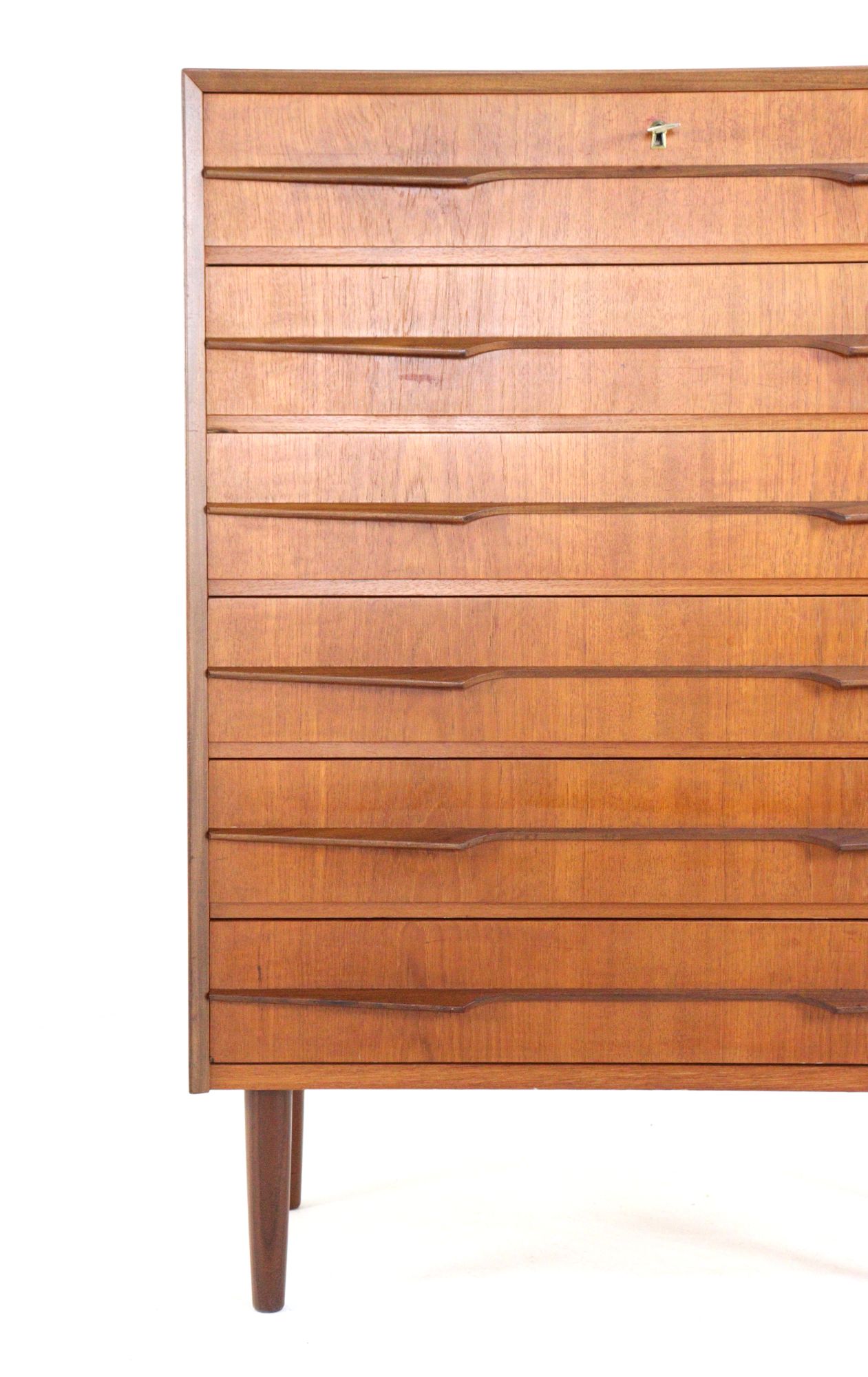 Vintage Hoge Ladekast 'olsted' Deens Design image 10